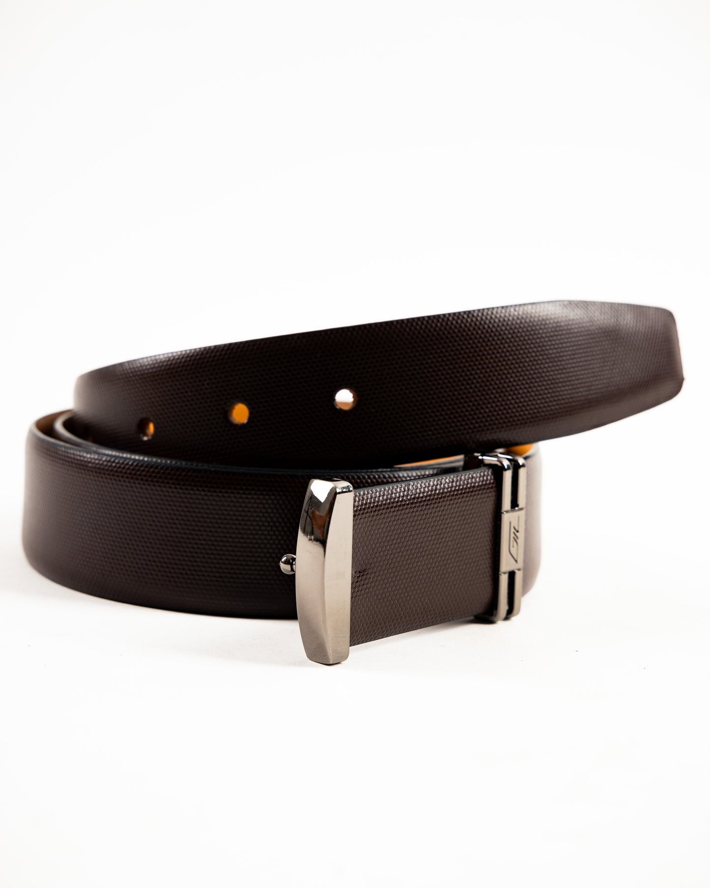 Profile, 35MM, Fancy Plate leather belt