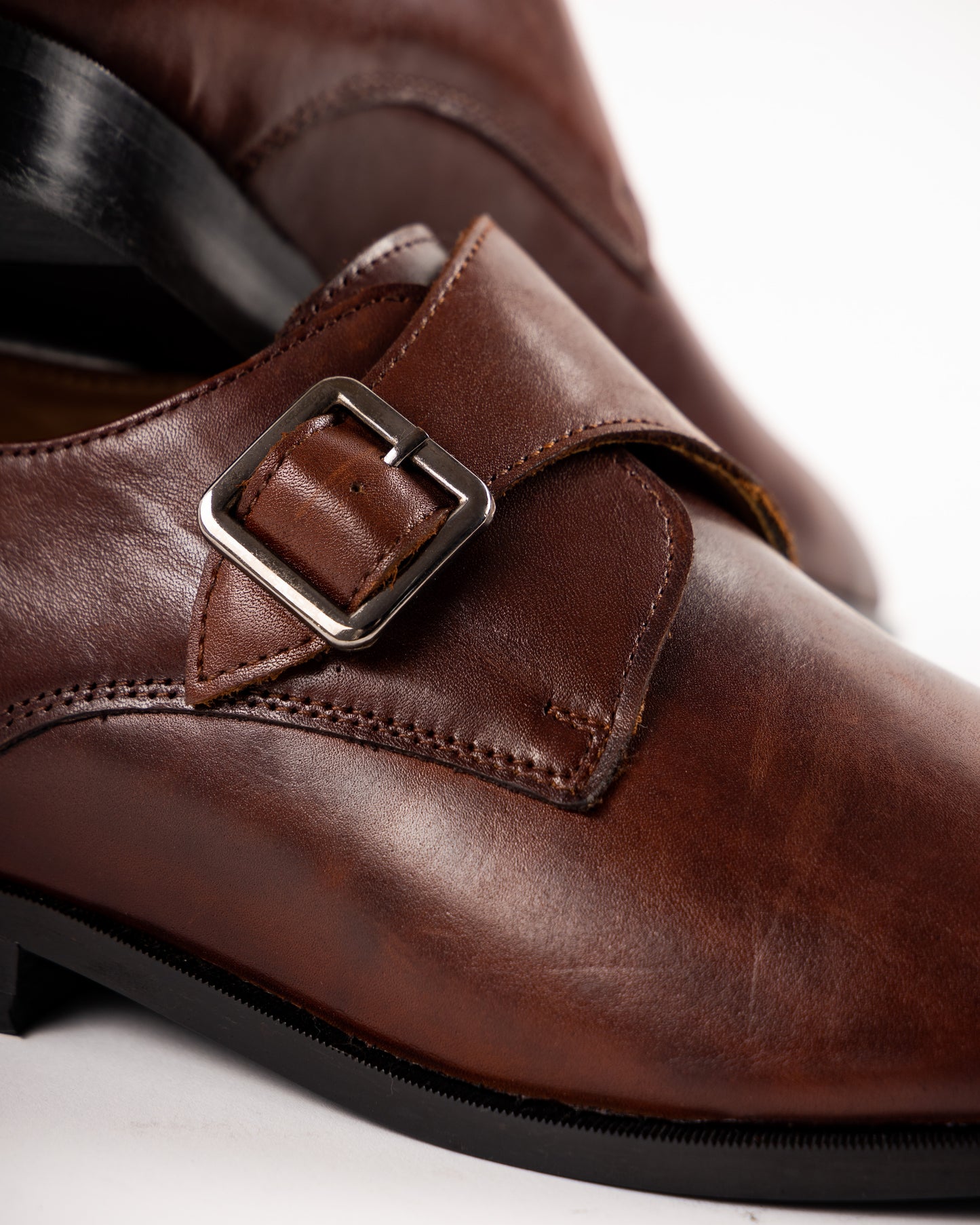 Buckle Monk Tan
