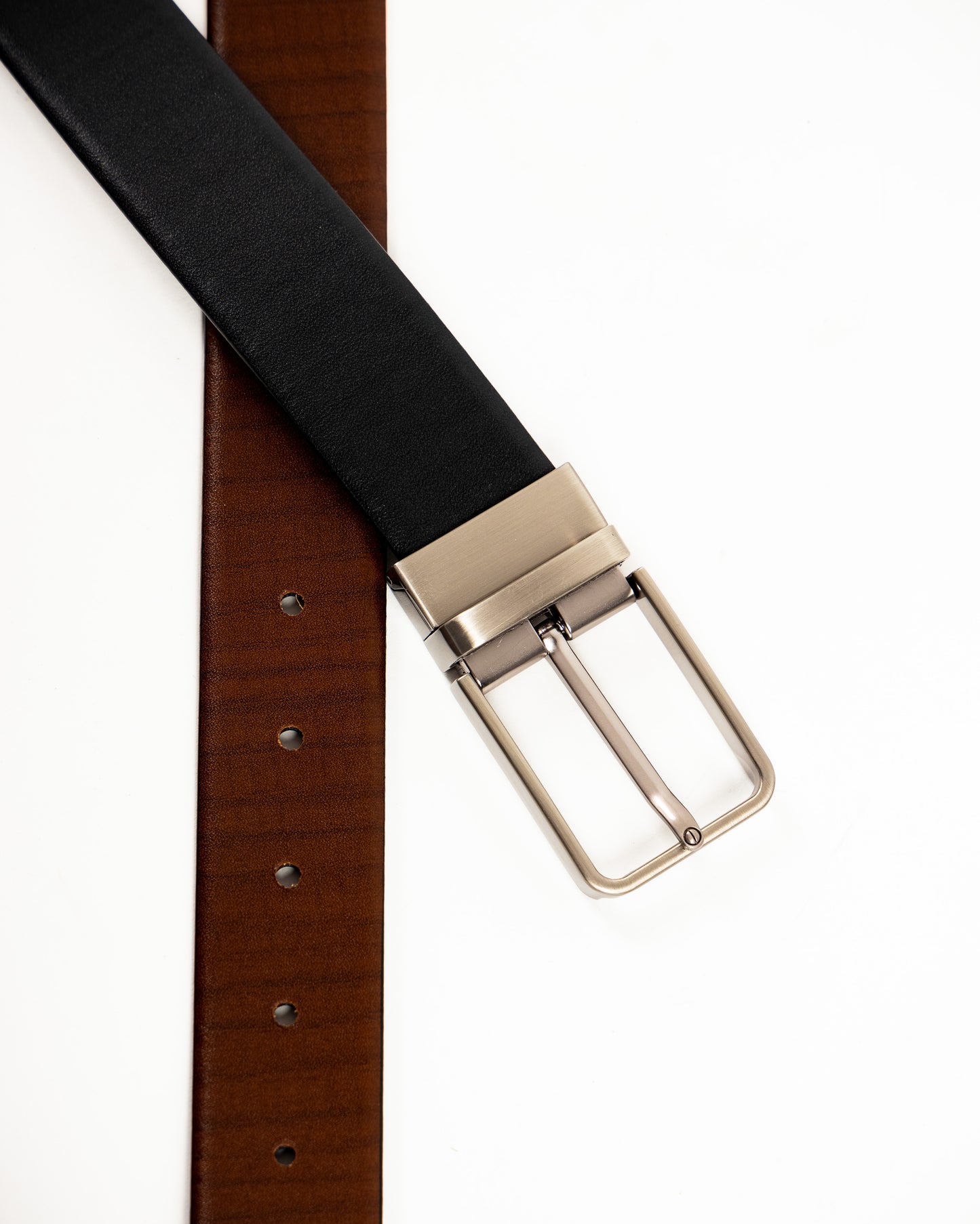 REV, 35 MM, Pin Turning leather belt