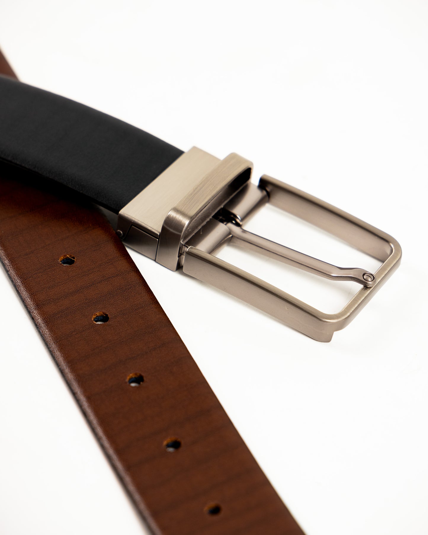 REV, 35 MM, Pin Turning leather belt