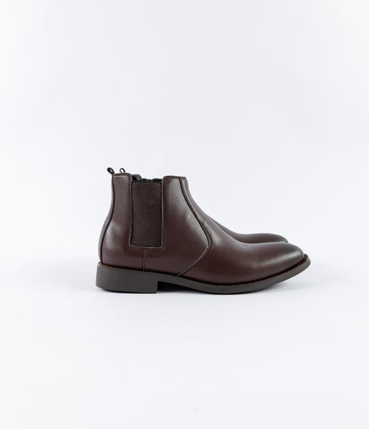 Vegan zipper boot