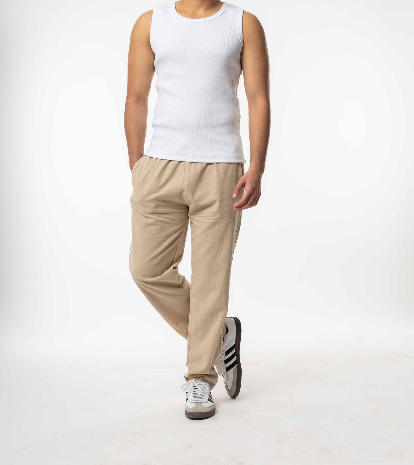 The Linen Pant Beige