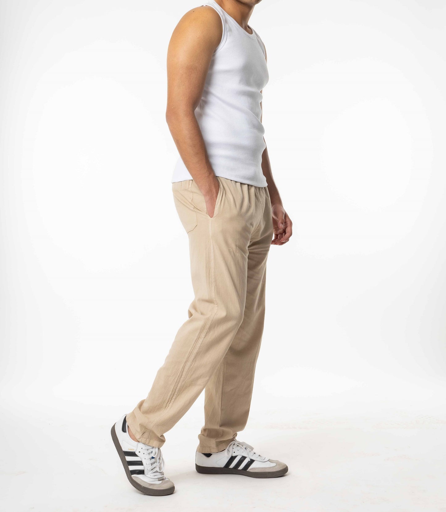 The Linen Pant Beige