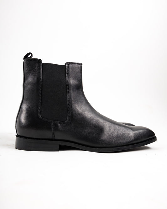 Lauren black chelsea boot