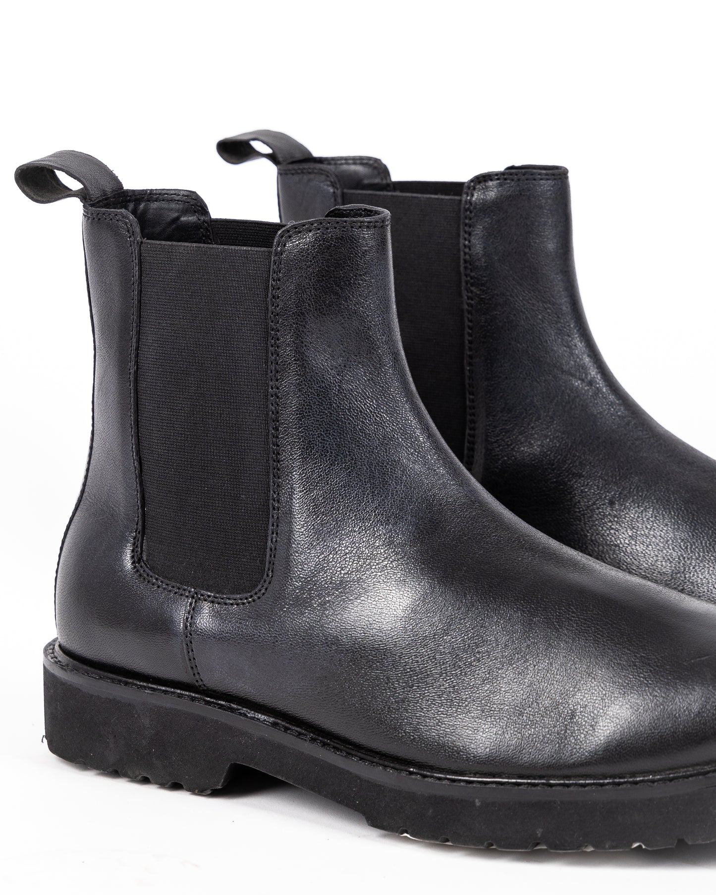 Chunky Black Chelsea Boots