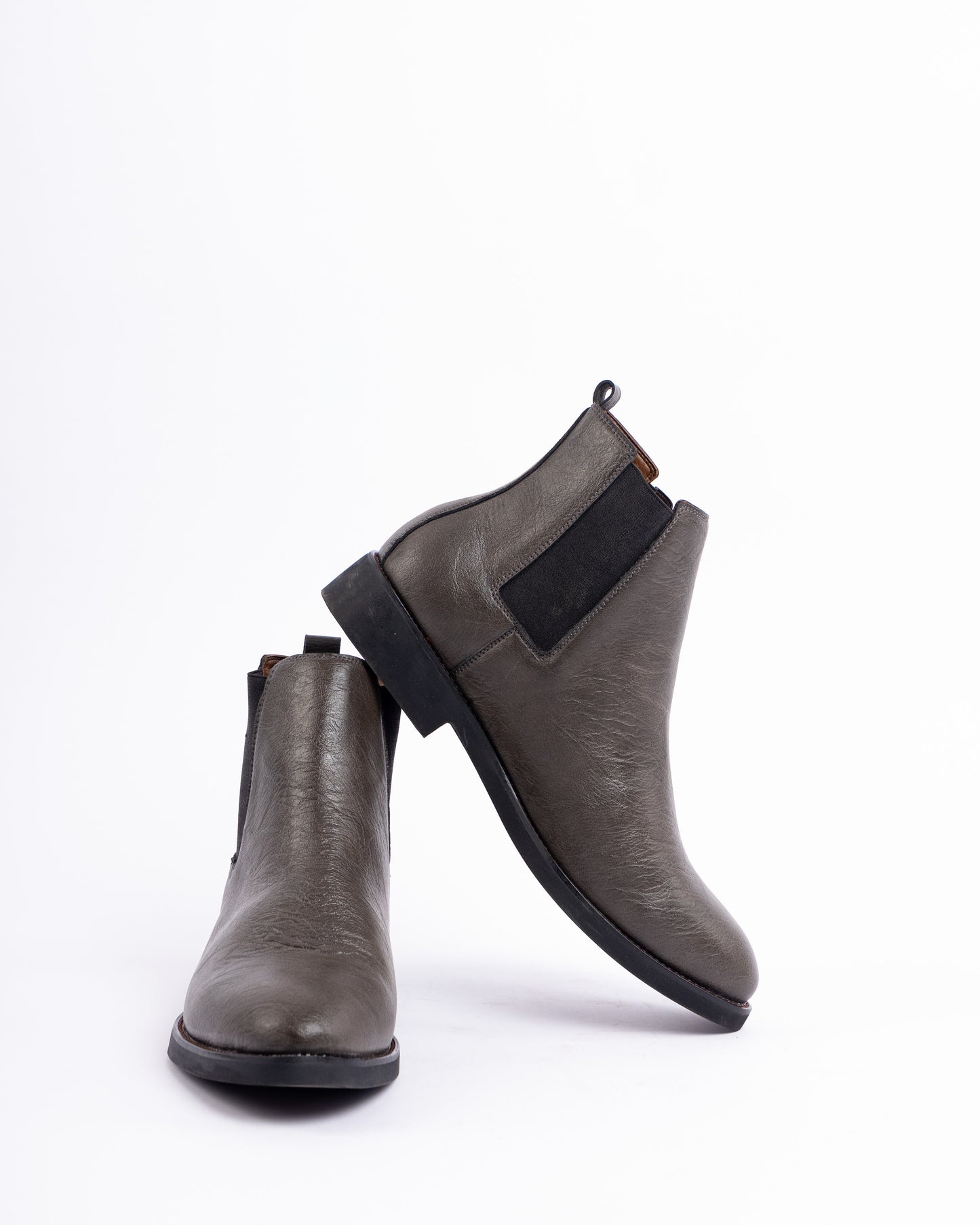 Textured Vegan Chelsea Boots