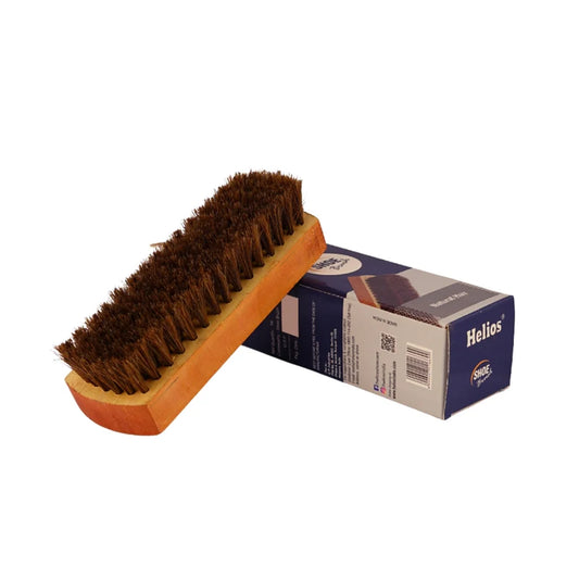 Helios Natural Hair Leather Shoe Brush