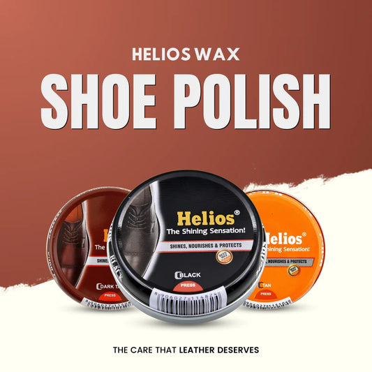 Helios leather wax shoe polish-40gm