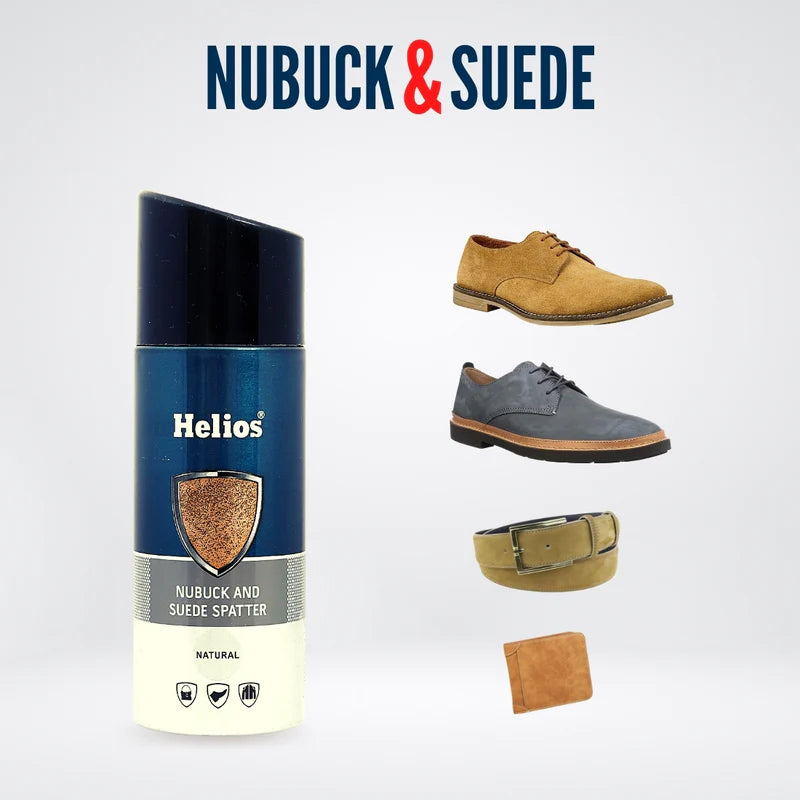 Helios nubuck and suede shoe care kit