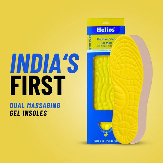 Helios Dual Massaging Feather Gel Insole for Men